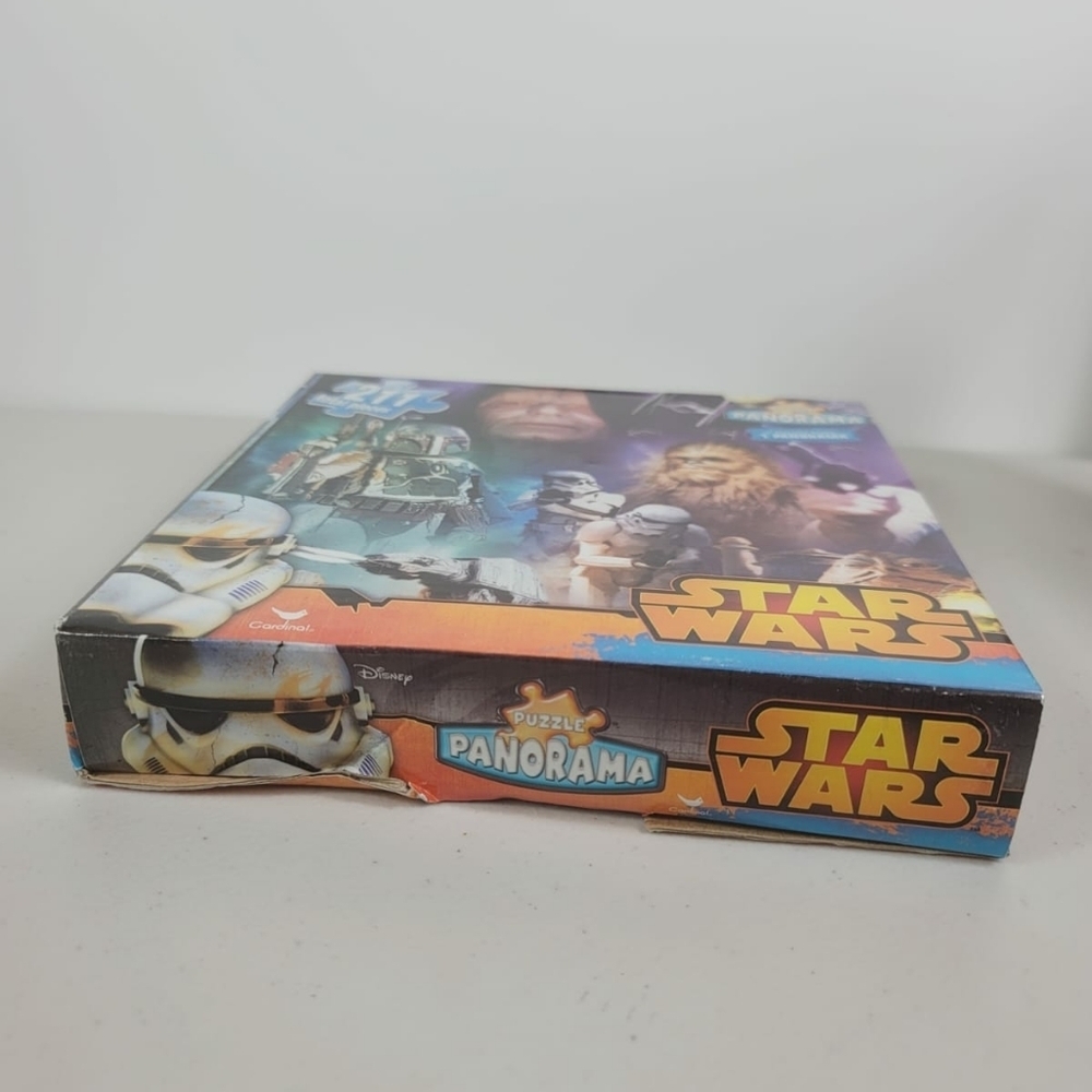 Star Wars 3 Puzzles make 1 Panorama Hans Solo Chewbacca Yoda Luke - Picture 5 of 8